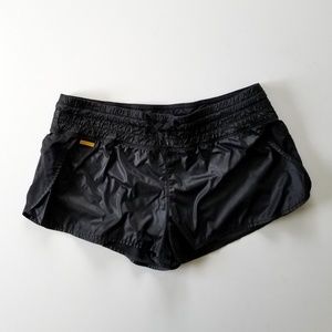 Lolë  Water/Wind Resistant Running Shorts, Black,M